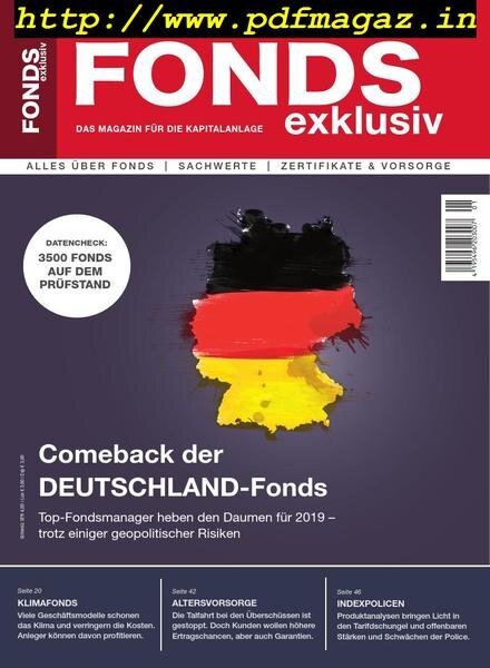 Fonds exklusiv – Marz 2019 Cover