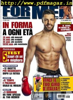 For Men Magazine – Maggio 2019