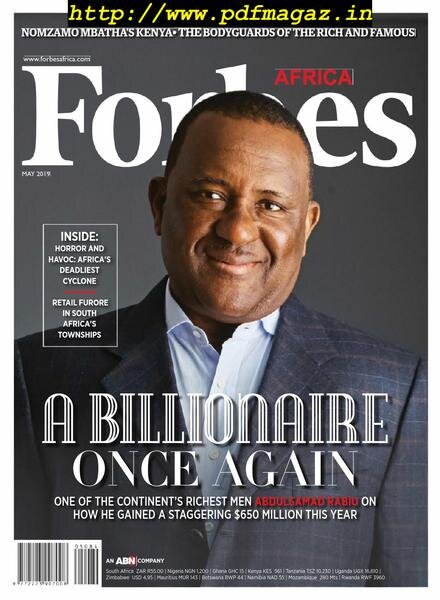 Forbes Africa – May 2019 Cover