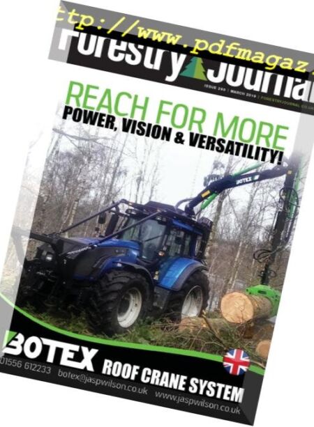 Forestry Journal – March 2019 Cover