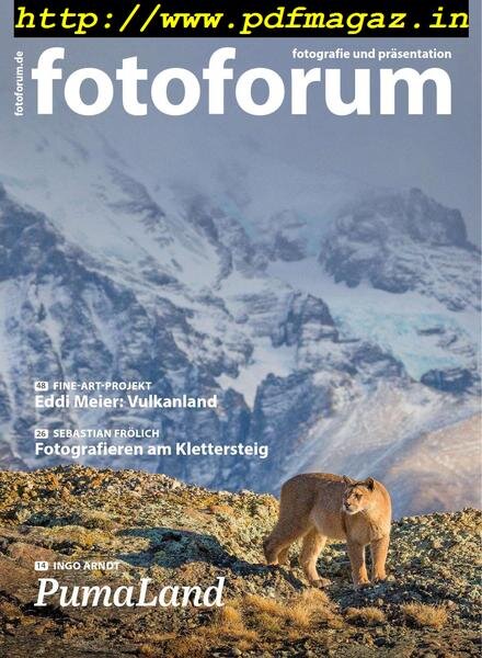 Fotoforum – Mai-Juni 2019 Cover