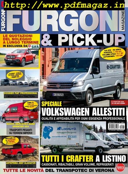 Furgoni Magazine – Aprile-Maggio 2019 Cover