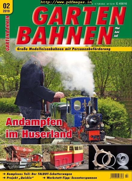 Gartenbahnen – Mai-Juli 2019 Cover