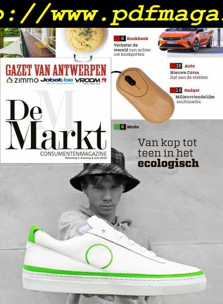 Gazet van Antwerpen De Markt – 01 juni 2019 Cover