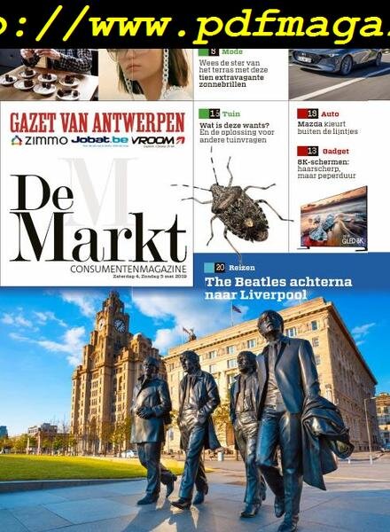 Gazet van Antwerpen De Markt – 04 mei 2019 Cover
