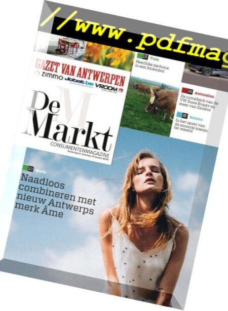 Gazet van Antwerpen De Markt – 09 maart 2019 Cover