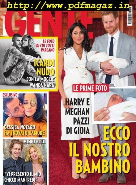 Gente Italia – 18 maggio 2019 Cover