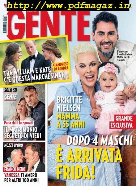 Gente Italia – 30 marzo 2019 Cover