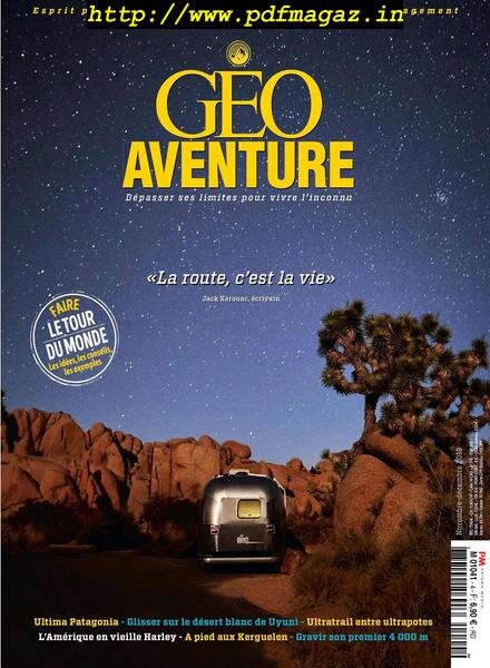 GEO Aventure – Novembre-Decembre 2018 Cover
