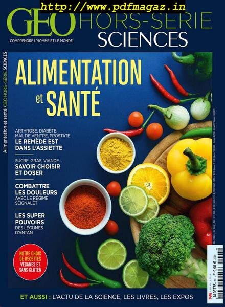 Geo – Hors-Serie Sciences – Alimentation et Sante 2019 Cover