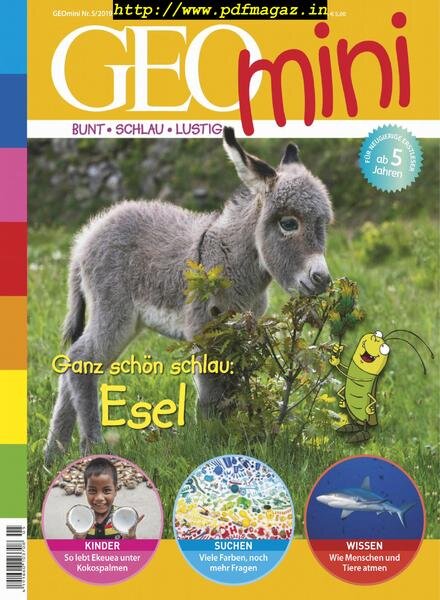 GEOmini – Mai 2019 Cover