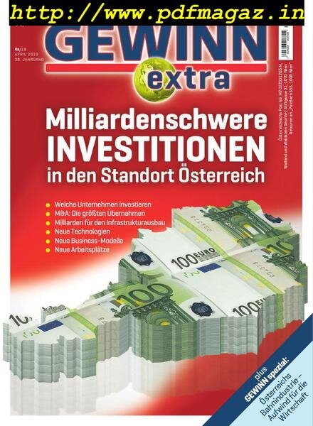 Gewinn Extra – April 2019 Cover