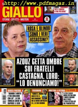 Giallo – 1 Maggio 2019