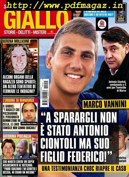 Giallo – 15 Maggio 2019 Cover