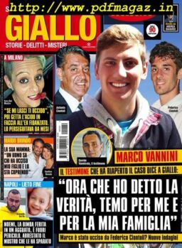 Giallo – 22 Maggio 2019