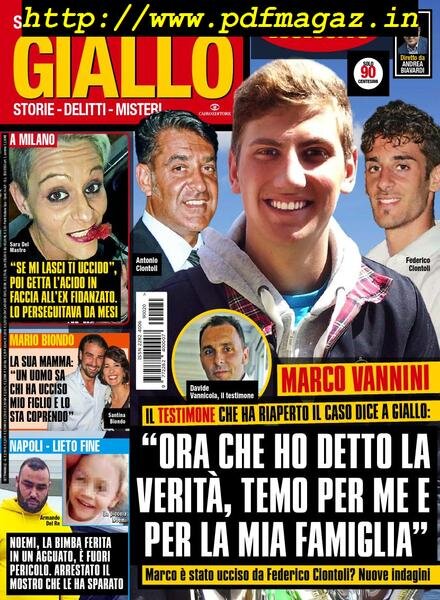 Giallo – 22 Maggio 2019 Cover