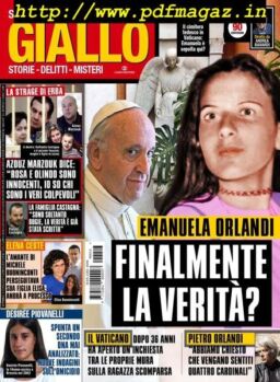 Giallo – 24 Aprile 2019