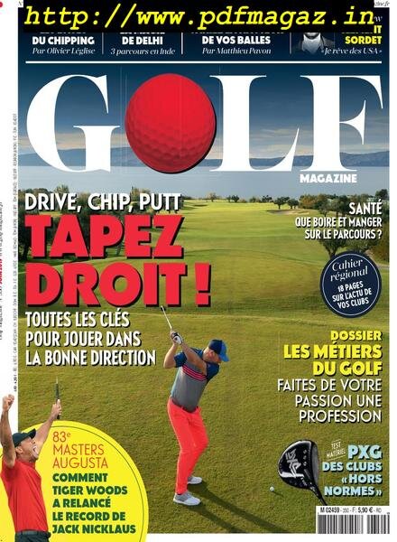 Golf Magazine France – mai 2019 Cover
