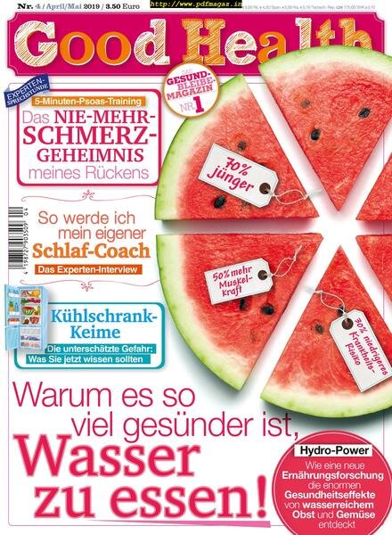 Good Health Germany – Mai 2019 Cover