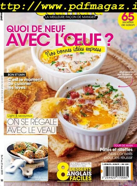Gourmand – 07 mai 2019 Cover