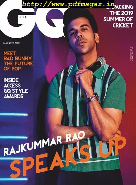 GQ India – May 2019 Cover