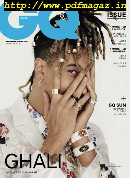 GQ Italia N229 – Aprile 2019 Cover