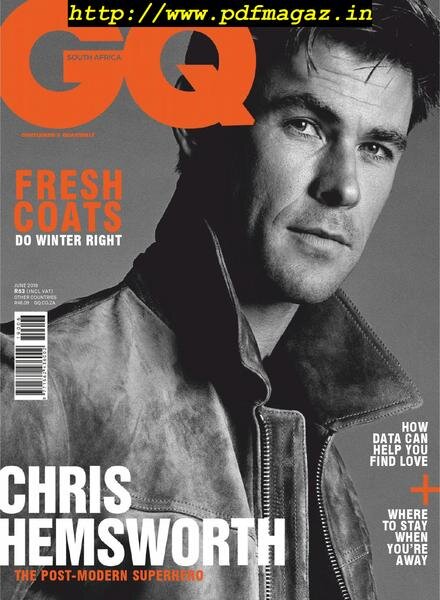 GQ South Africa – June 2019 Cover