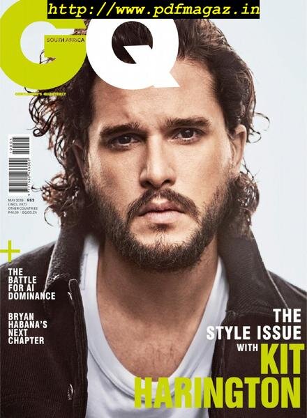 GQ South Africa – May 2019 Cover