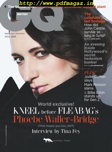 GQ UK – July 2019 Cover