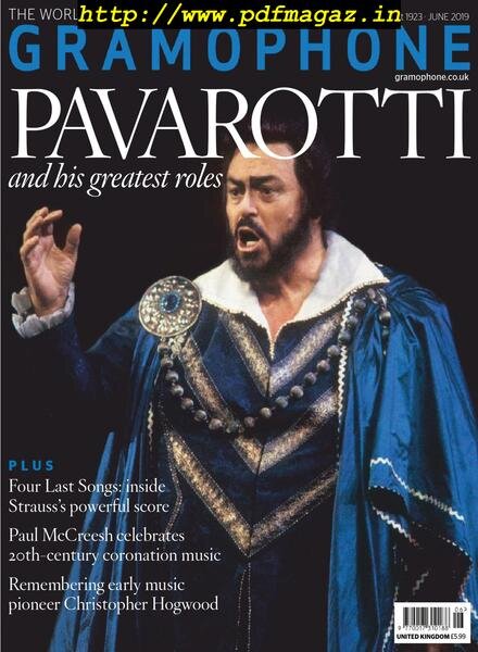 Gramophone – June 2019 Cover