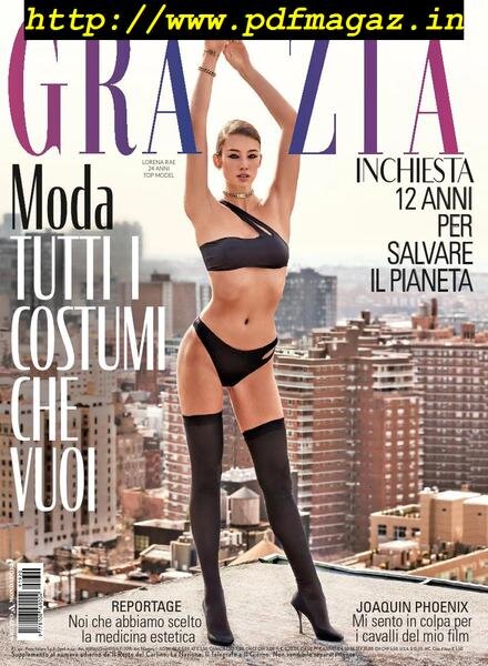 Grazia Italia – 3 Maggio 2019 Cover