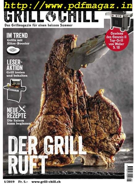 Grill&Chill – Nr 1, 2019 Cover