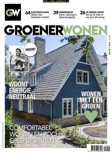 Groener Wonen – april 2019 Cover