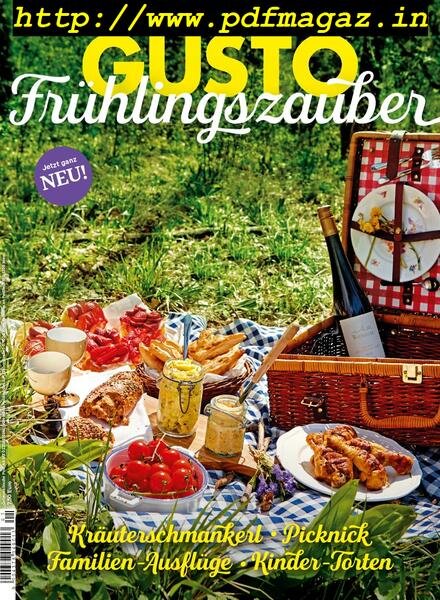 Gusto Sonderheft – April 2019 Cover