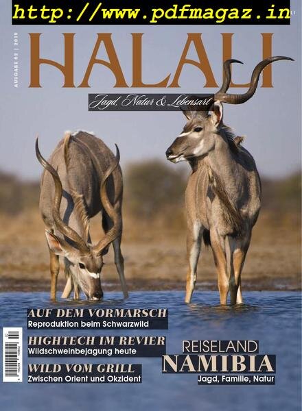 Halali – Mai-Juli 2019 Cover