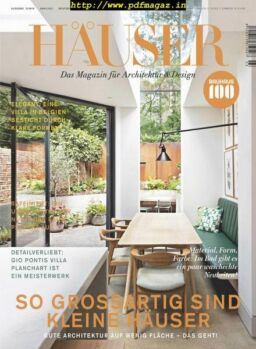 Hauser – Juni-Juli 2019