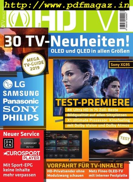 HDTV Magazin – Marz 2019 Cover