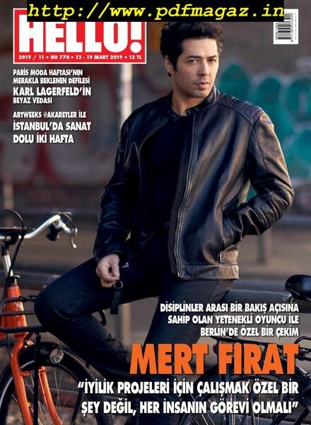 Hello! Turkey – 13 Mart 2019 Cover