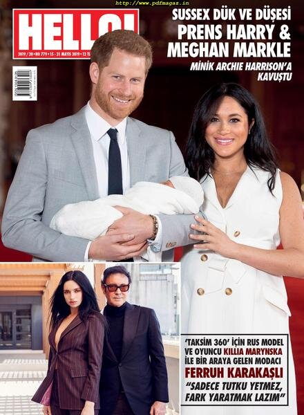 HELLO! Turkiye – 15 Mayis 2019 Cover