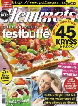 Hemmets Veckotidning – 14 maj 2019