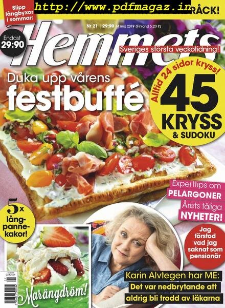 Hemmets Veckotidning – 14 maj 2019 Cover