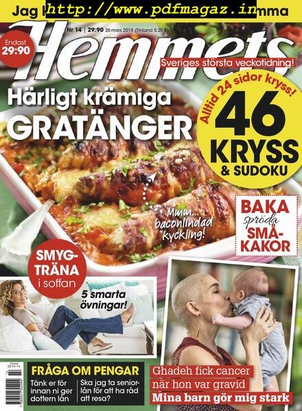 Hemmets Veckotidning – 26 mars 2019 Cover