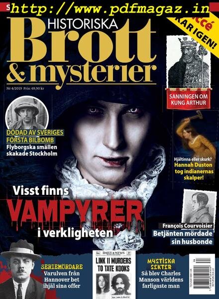 Historiska Brott & Mysterier – april 2019 Cover