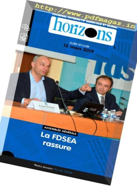 Horizons Centre Ile-de-France – 15 mars 2019 Cover