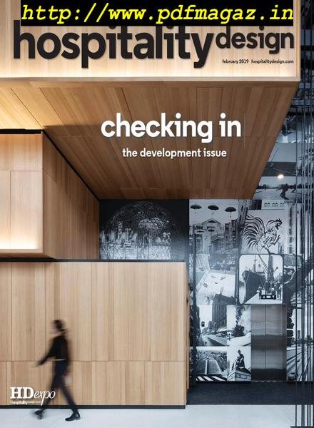 Hospitality Design – February 2019 Cover