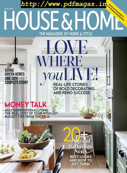 House & Home – June 2019 Cover