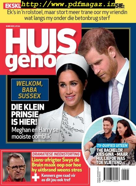 Huisgenoot – 16 Mei 2019 Cover