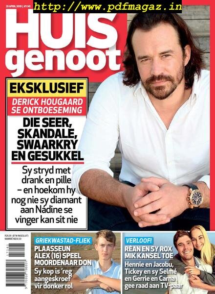 Huisgenoot – 25 April 2019 Cover