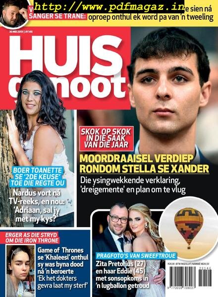 Huisgenoot – 30 Mei 2019 Cover