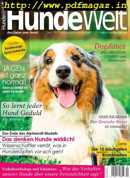 HundeWelt – April 2019 Cover